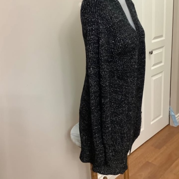 Black & Silver Cardigan fits M/L 36-37 bust - Picture 2 of 4